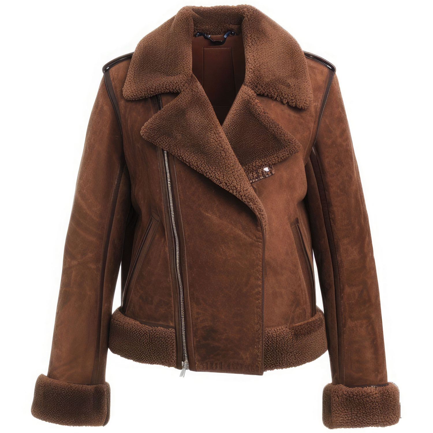 Genuine Suede Sherpa