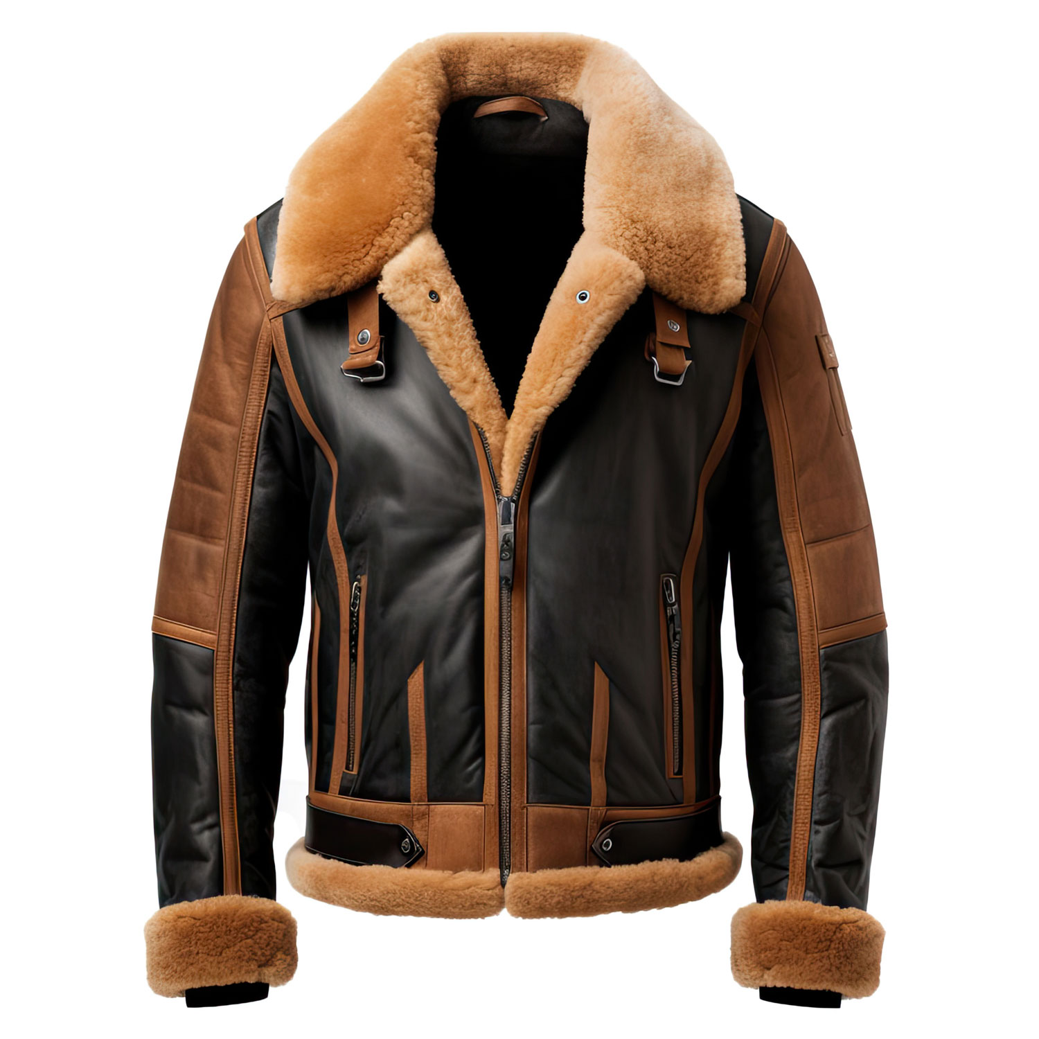 Sheepskin Bomber Jacket